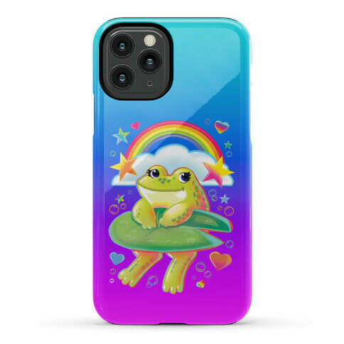 90's Rainbow Frog Phone Case