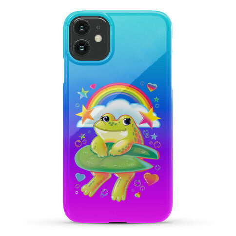 90's Rainbow Frog Phone Case