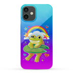 90's Rainbow Frog Phone Case