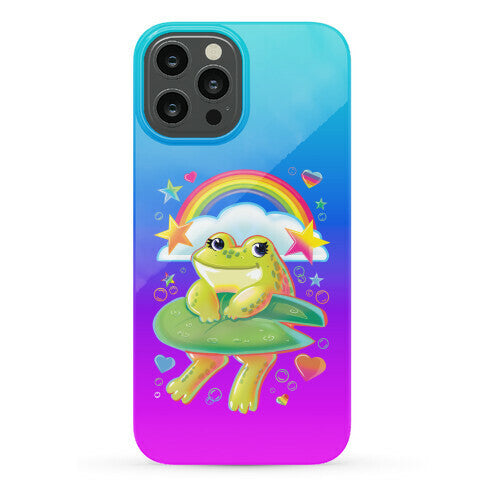 90's Rainbow Frog Phone Case