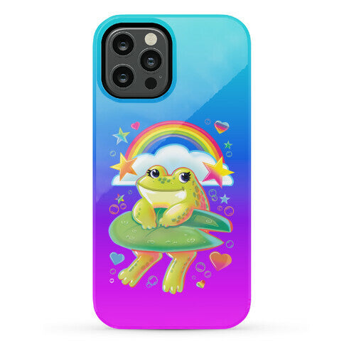 90's Rainbow Frog Phone Case