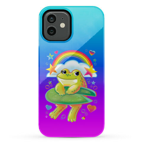 90's Rainbow Frog Phone Case