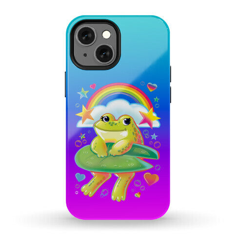 90's Rainbow Frog Phone Case