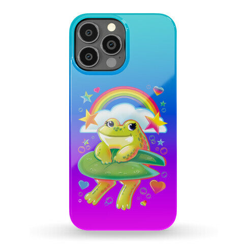 90's Rainbow Frog Phone Case