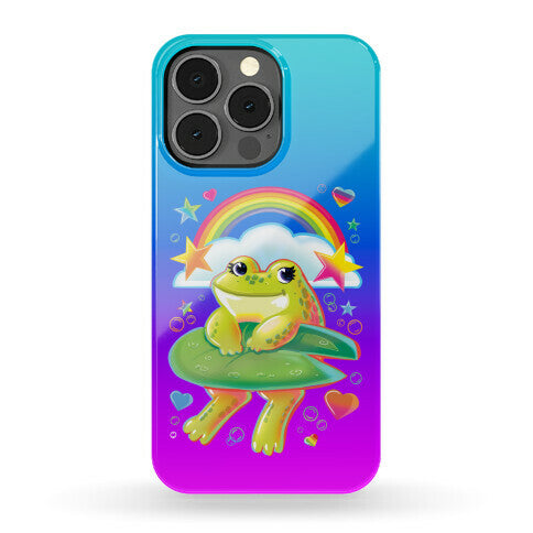 90's Rainbow Frog Phone Case