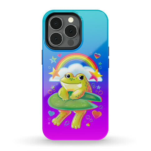 90's Rainbow Frog Phone Case