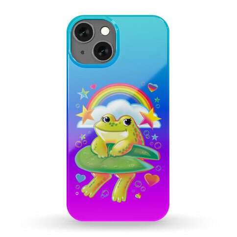 90's Rainbow Frog Phone Case