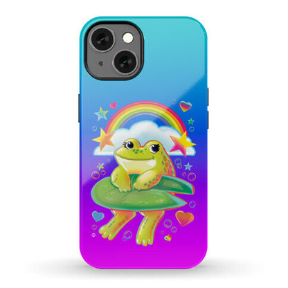 90's Rainbow Frog Phone Case