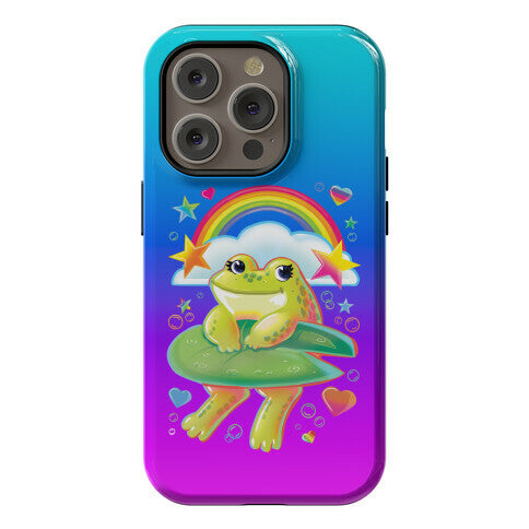 90's Rainbow Frog Phone Case