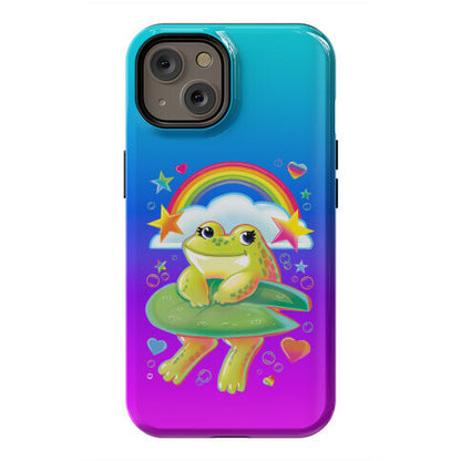 90's Rainbow Frog Phone Case