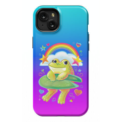 90's Rainbow Frog Phone Case