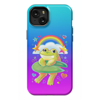 90's Rainbow Frog Phone Case