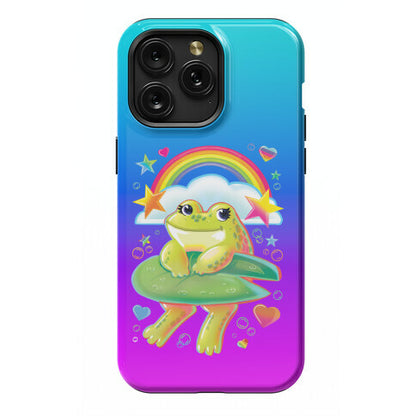 90's Rainbow Frog Phone Case