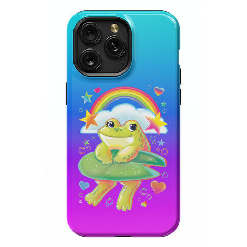 90's Rainbow Frog Phone Case