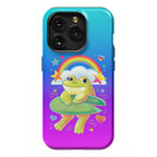90's Rainbow Frog Phone Case