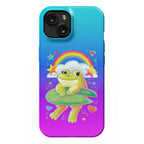 90's Rainbow Frog Phone Case