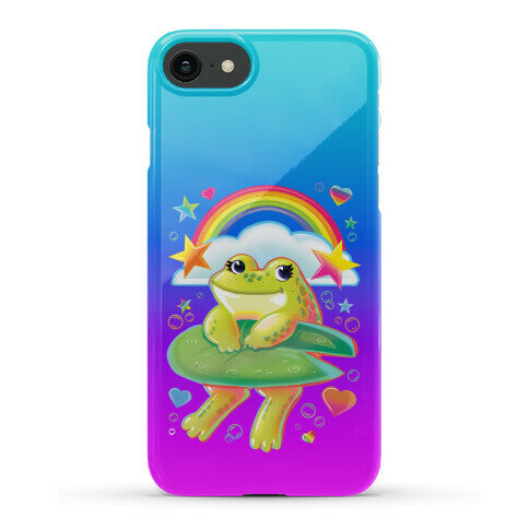 90's Rainbow Frog Phone Case