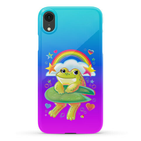 90's Rainbow Frog Phone Case