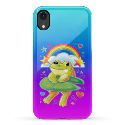 90's Rainbow Frog Phone Case