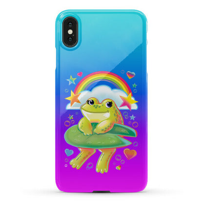 90's Rainbow Frog Phone Case