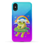 90's Rainbow Frog Phone Case