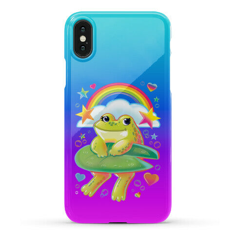 90's Rainbow Frog Phone Case