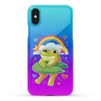 90's Rainbow Frog Phone Case