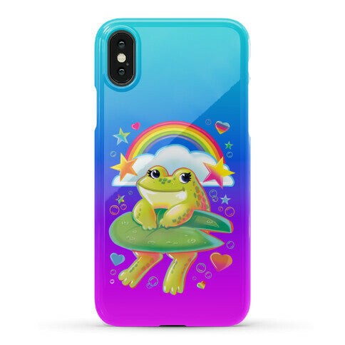 90's Rainbow Frog Phone Case