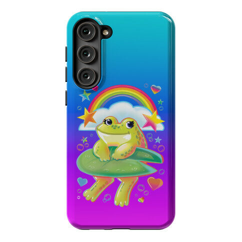 90's Rainbow Frog Phone Case