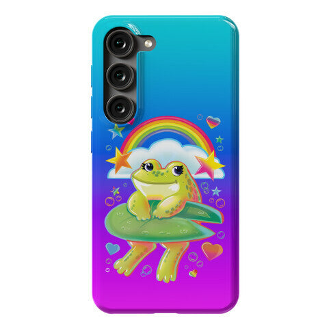 90's Rainbow Frog Phone Case