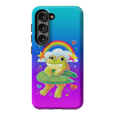 90's Rainbow Frog Phone Case