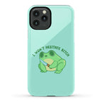 I Won't Hesitate Bitch Frog Phone Case