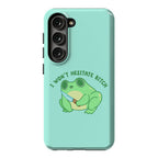 I Won't Hesitate Bitch Frog Phone Case