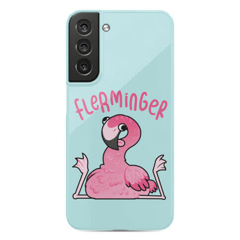 Derpy Flamingo Flerminger Phone Case