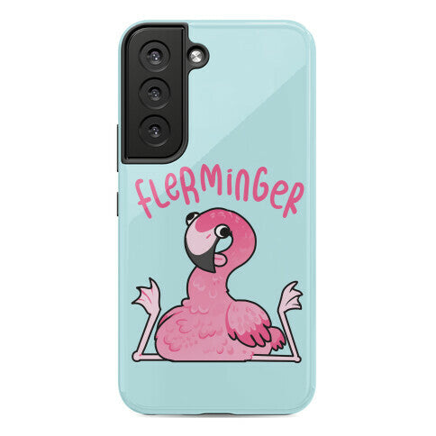 Derpy Flamingo Flerminger Phone Case