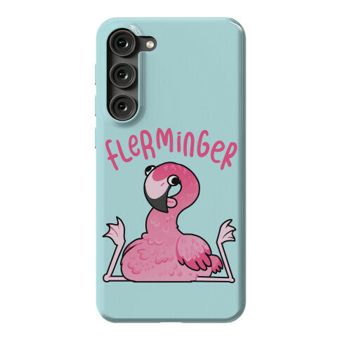 Derpy Flamingo Flerminger Phone Case