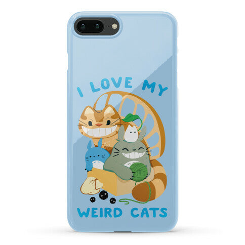 I love my weird cats Phone Case