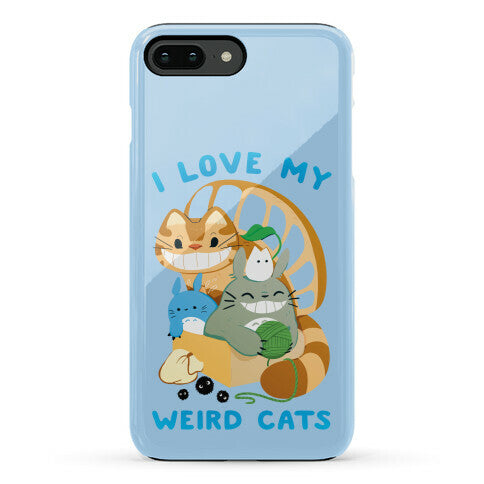 I love my weird cats Phone Case