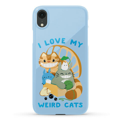 I love my weird cats Phone Case