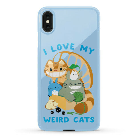 I love my weird cats Phone Case