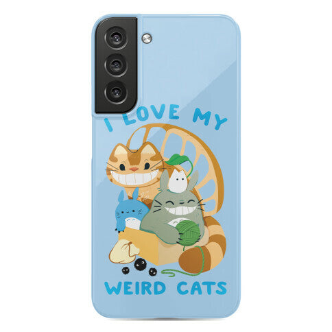 I love my weird cats Phone Case