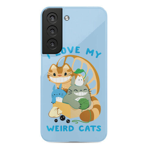I love my weird cats Phone Case