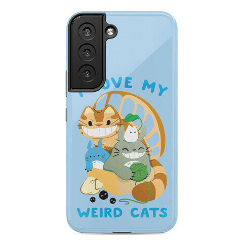 I love my weird cats Phone Case