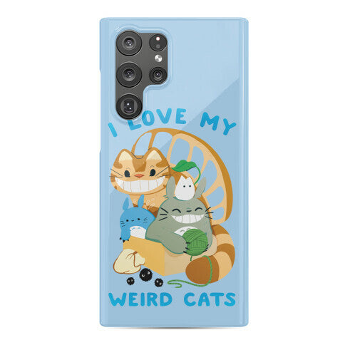 I love my weird cats Phone Case