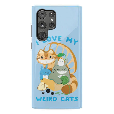 I love my weird cats Phone Case