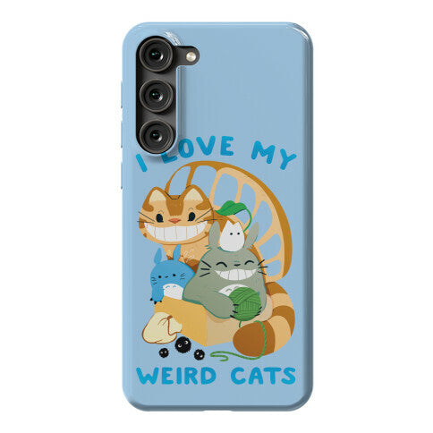 I love my weird cats Phone Case