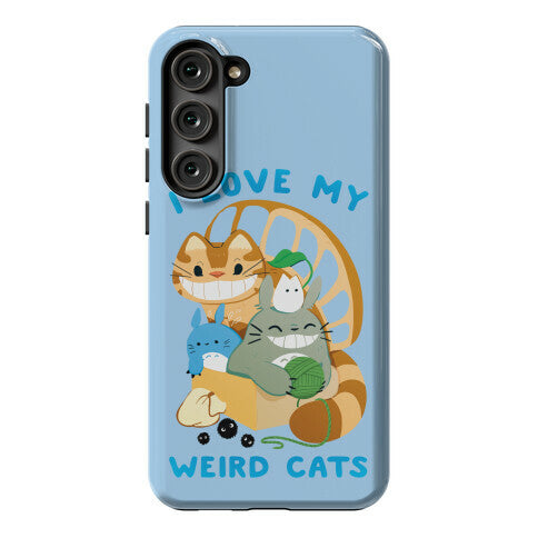 I love my weird cats Phone Case