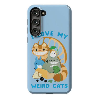 I love my weird cats Phone Case