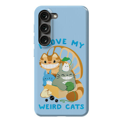 I love my weird cats Phone Case