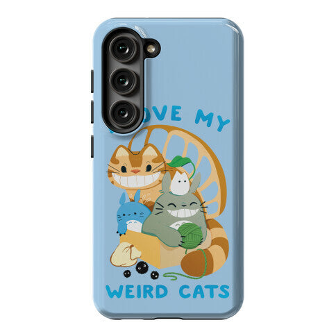 I love my weird cats Phone Case